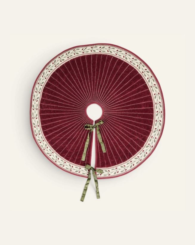 Weihnachtsbaumteppich Multi/Rot - ø100 cm Multi/Rot - 1