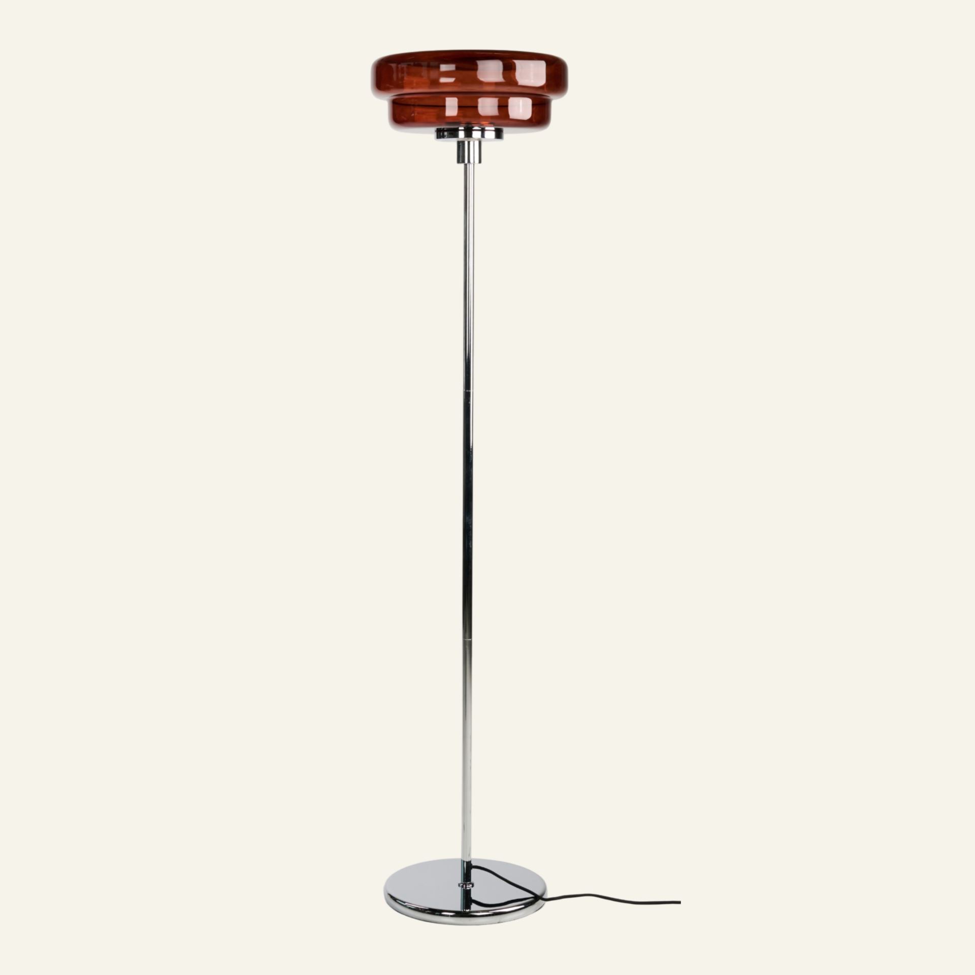 Stehlampe Dunkelrot - ø35x150 cm Dunkelrot - 1
