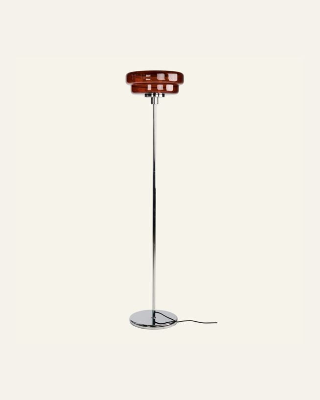 Stehlampe Dunkelrot - ø35x150 cm Dunkelrot - 1