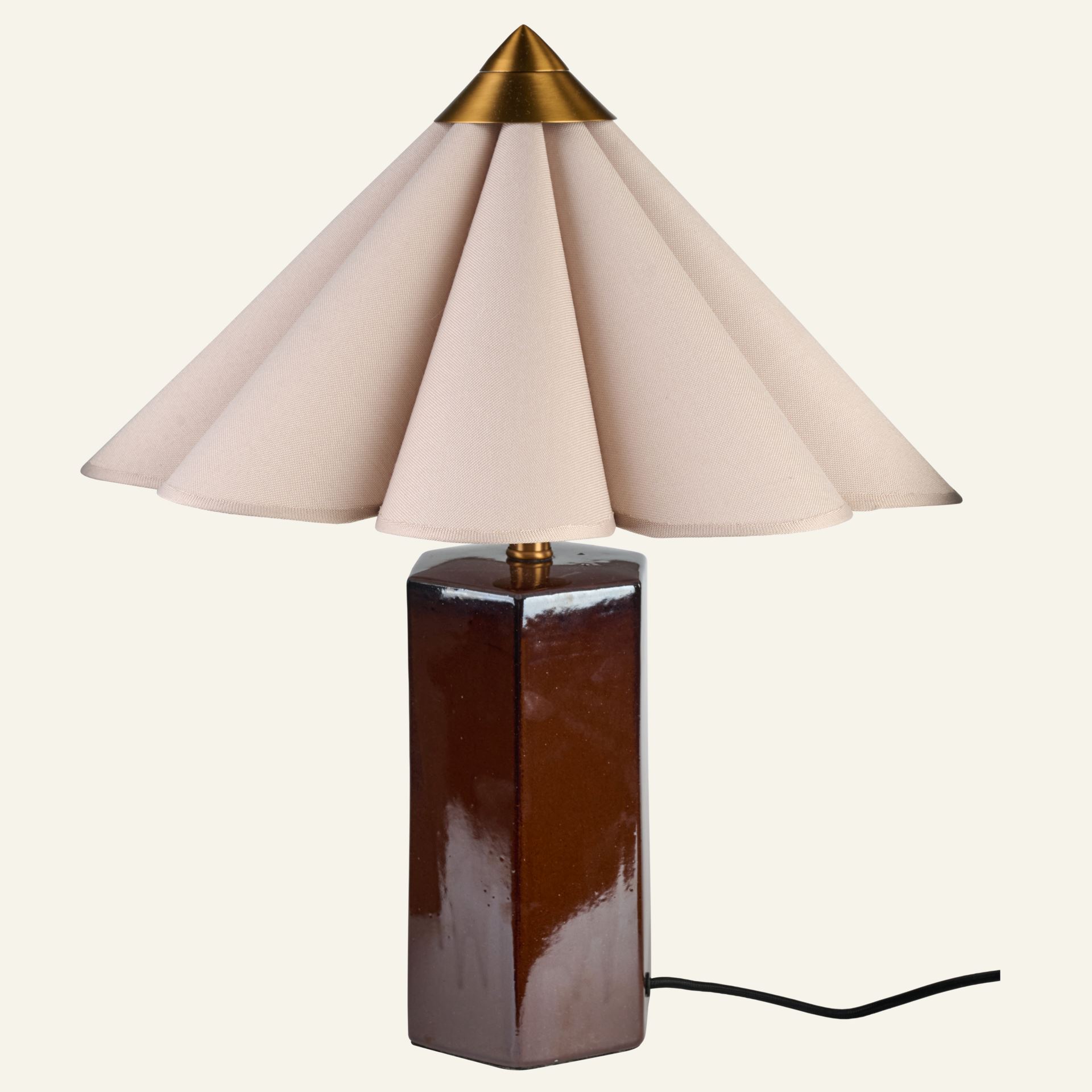 Tischlampe Natur - ø40x48 cm Natur - 1