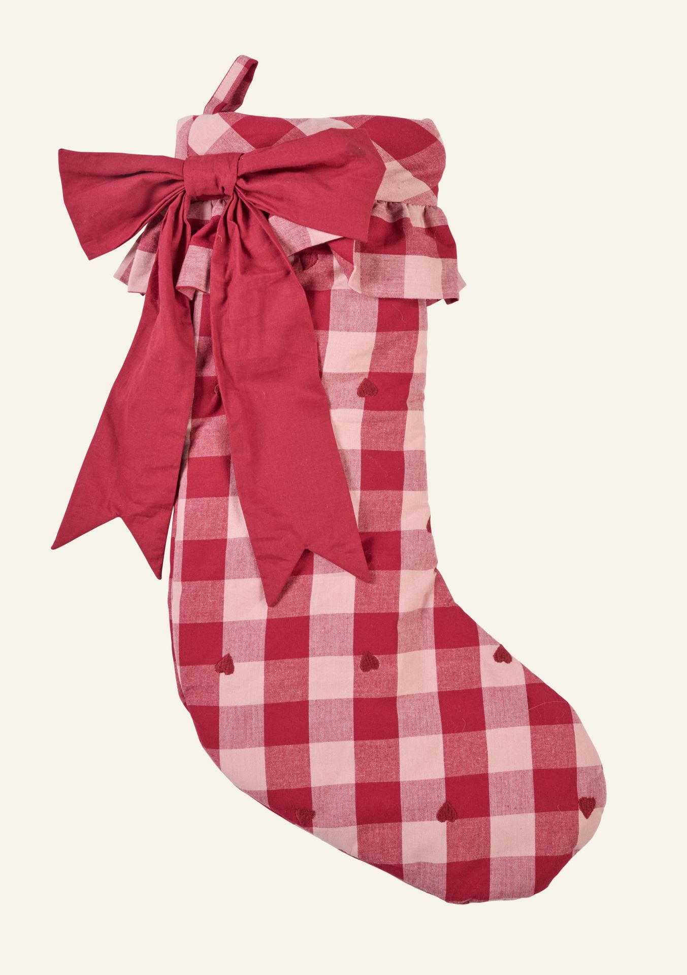 Weihnachtsstrumpf Multi/Pink - 55x18 cm Multi/Pink - 1
