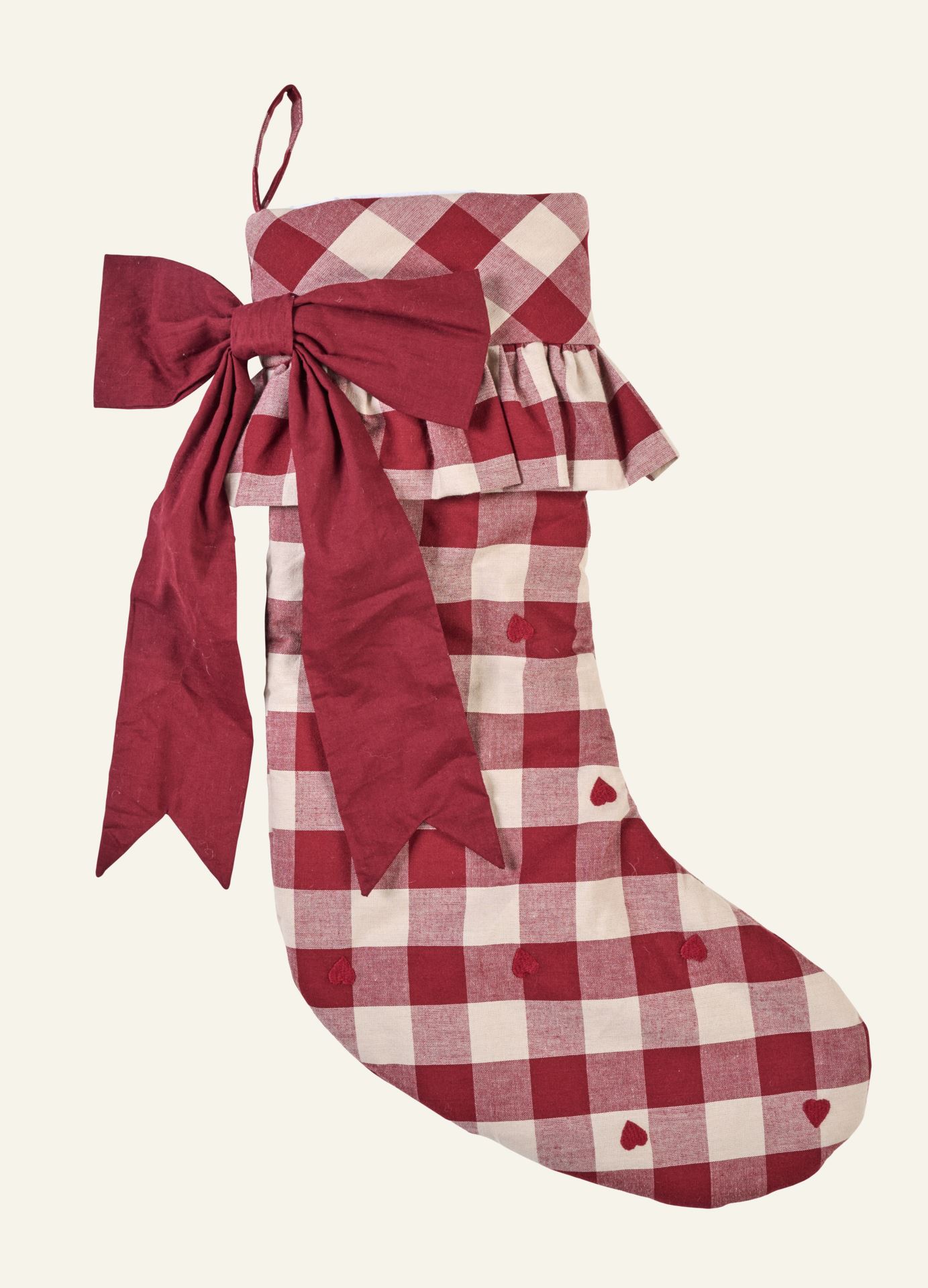 Weihnachtsstrumpf Multi/Rot - 55x18 cm Multi/Rot - 1