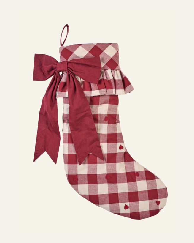 Weihnachtsstrumpf Multi/Rot - 55x18 cm Multi/Rot - 1