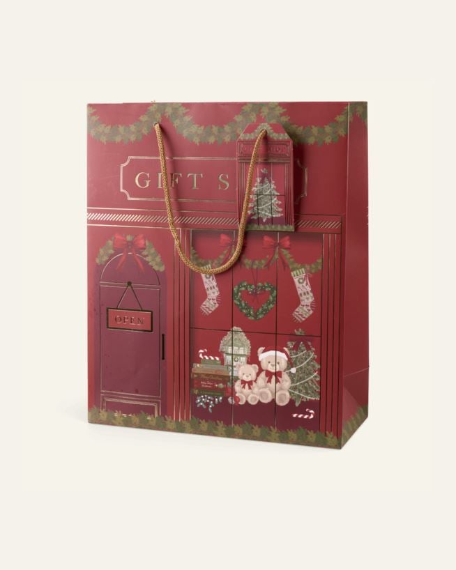 Geschenktüte Rot - 24x29x10 cm Rot - 1