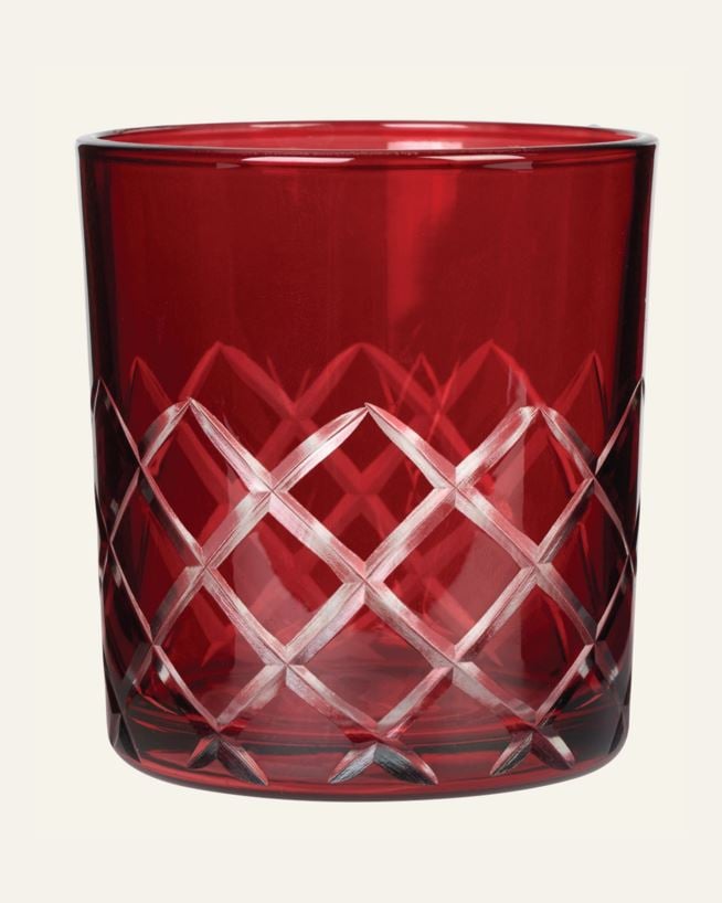 Teelichthalter Rot - 9x9x10 cm Rot - 1