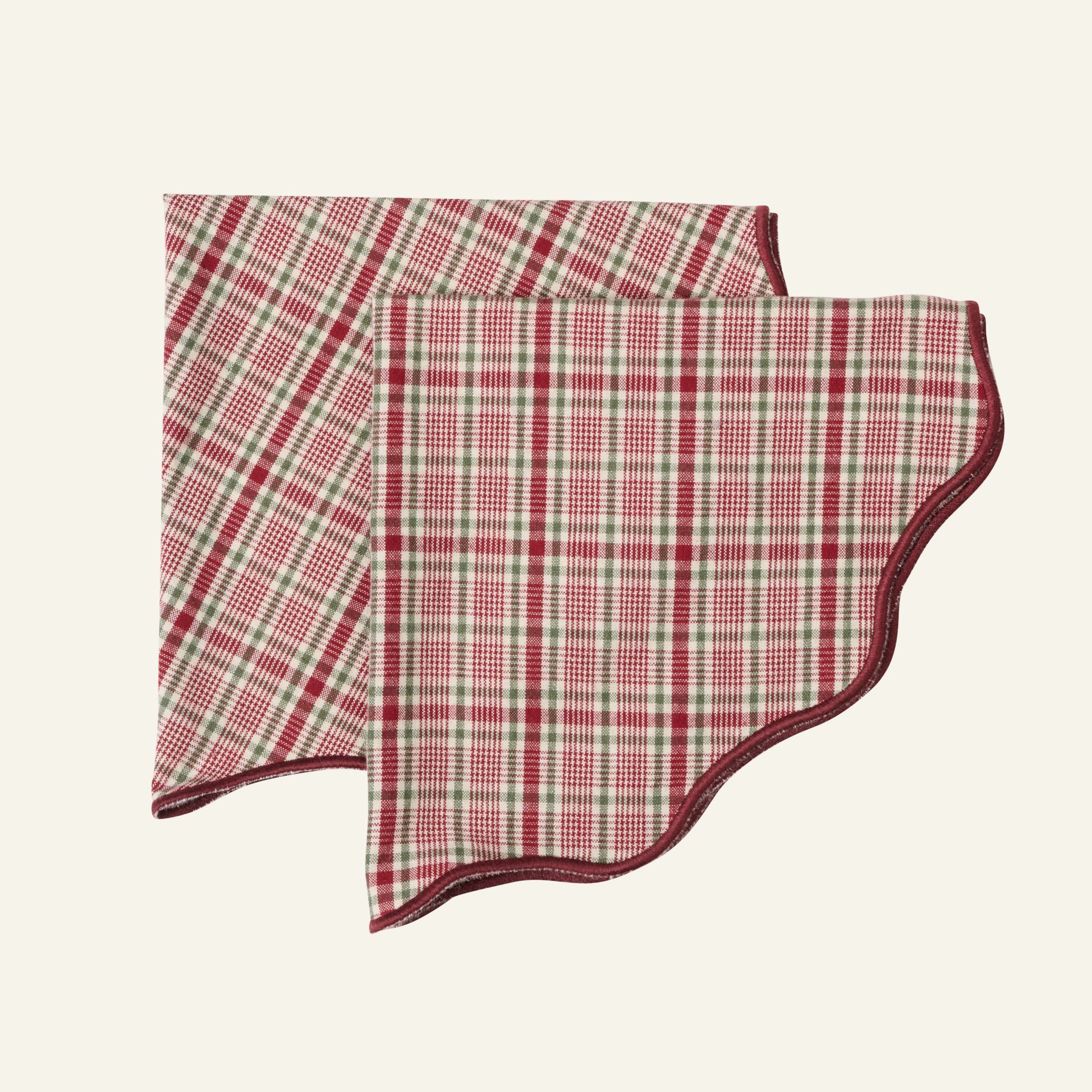 Stoffservietten Rot - ø40 cm Rot - 1