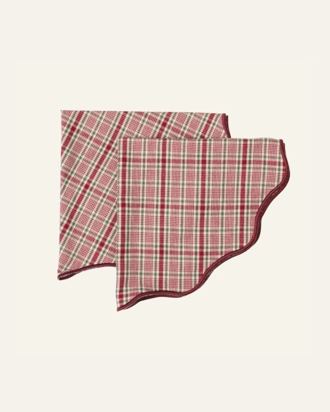 Stoffservietten Rot - ø40 cm Rot - 1