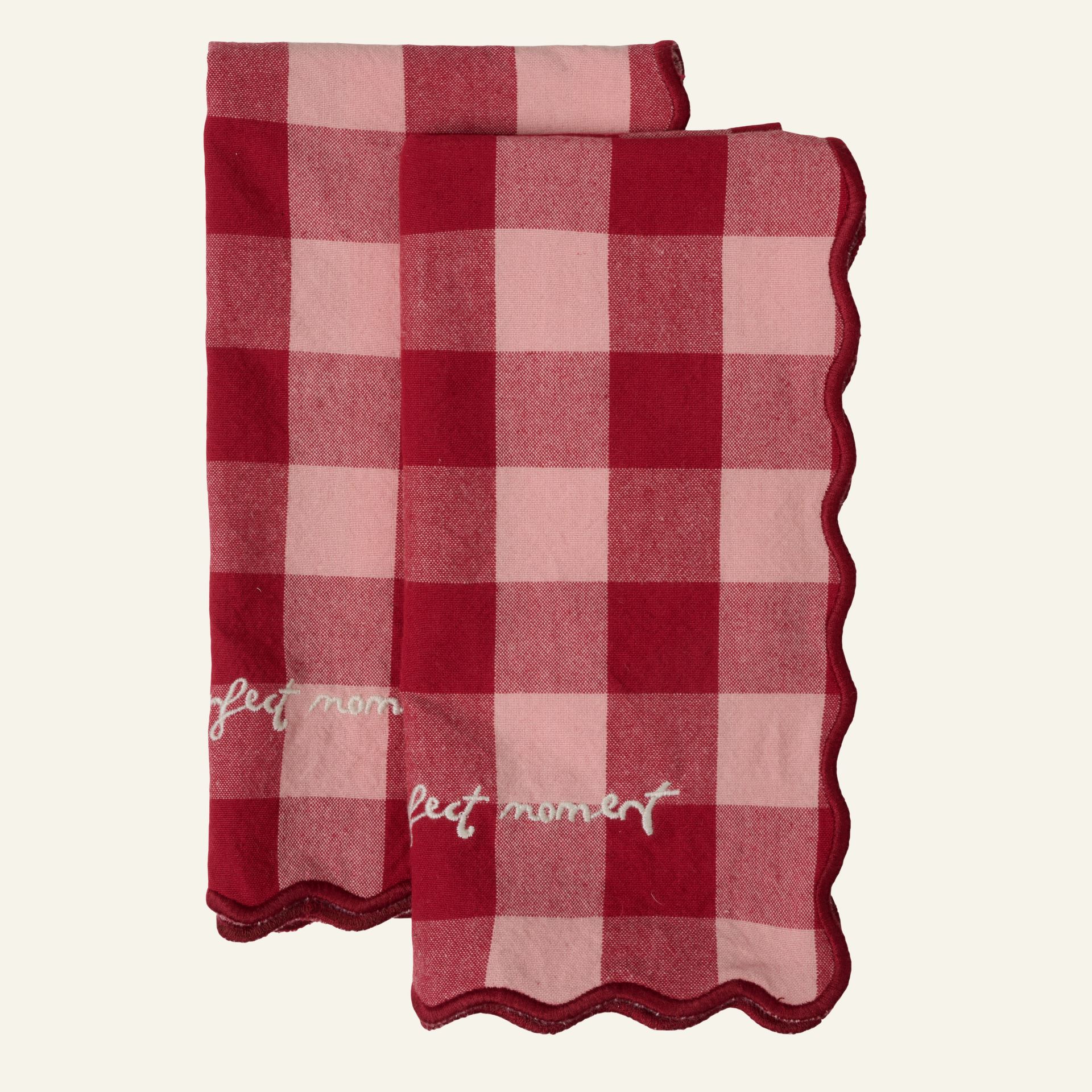 Stoffservietten im 2er-Set Multi/Rot - 45x45 cm Multi/Rot - 1