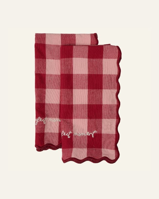 Stoffservietten im 2er-Set Multi/Rot - 45x45 cm Multi/Rot - 1
