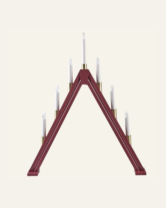 Adventskerzenhalter Rot - 50x7x58,8 cm Rot - 1