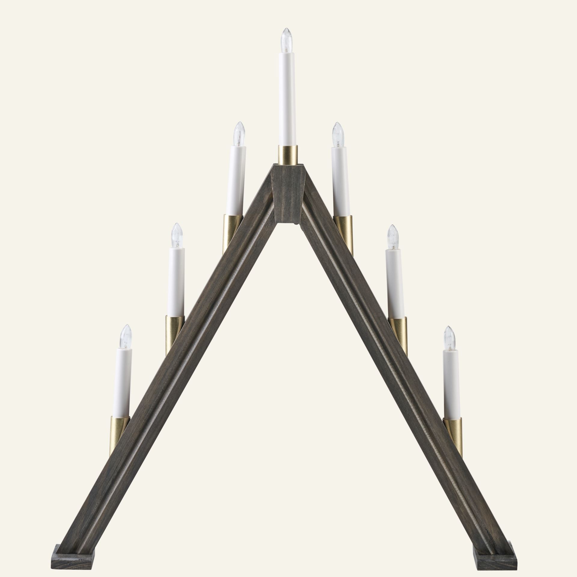 Adventskerzenhalter Grau - 50x7x58,8 cm Grau - 1