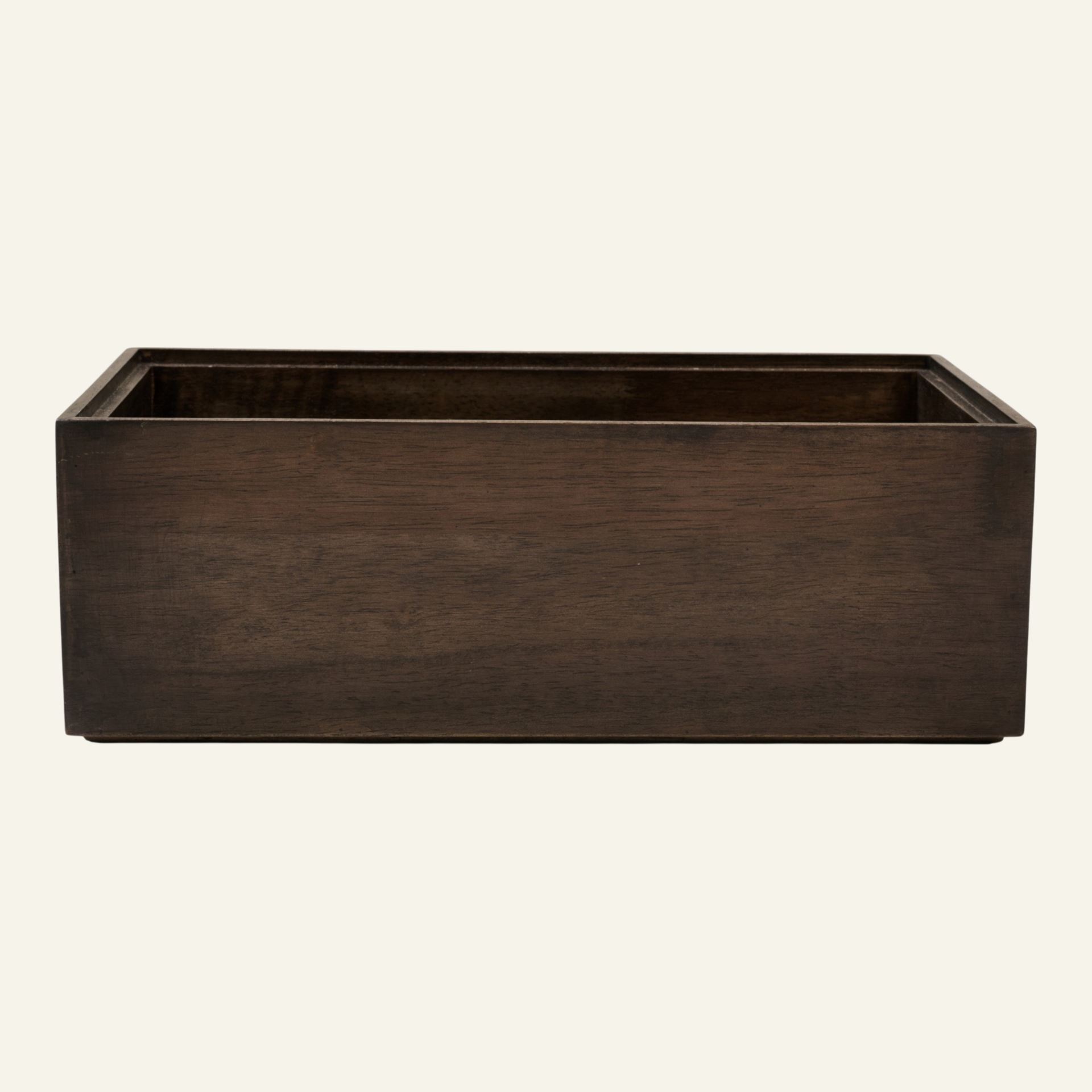 Stapelbare Aufbewahrungsbox Braun - 2