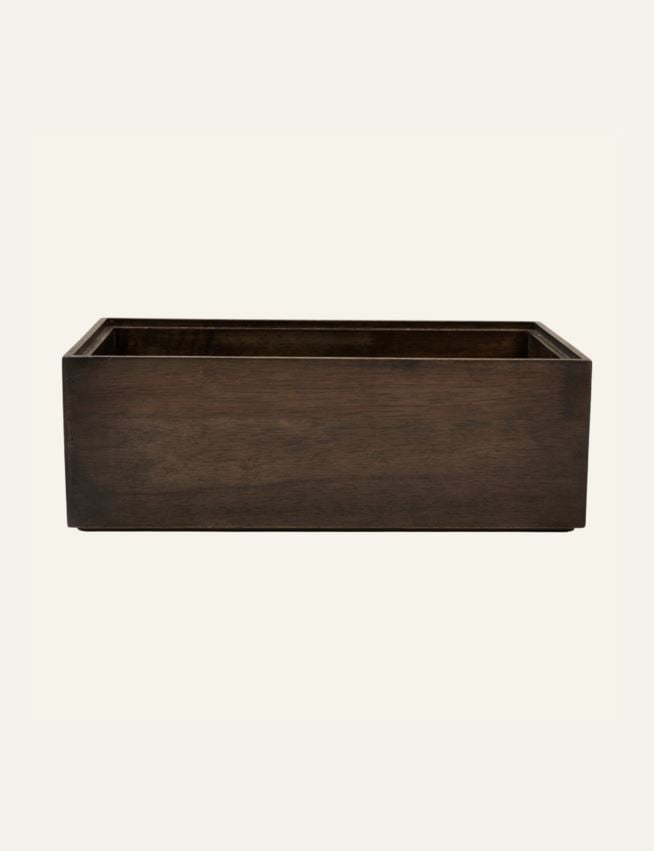 Stapelbare Aufbewahrungsbox Braun - 2