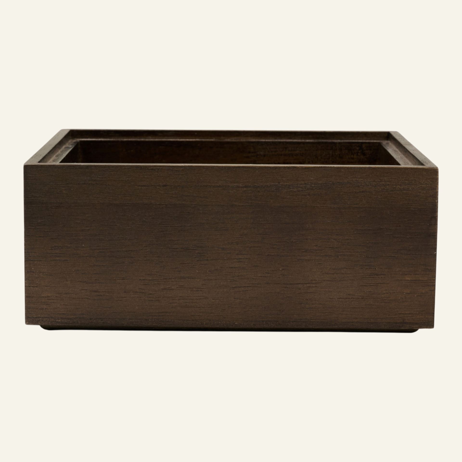 Stapelbare Aufbewahrungsbox Braun - 2