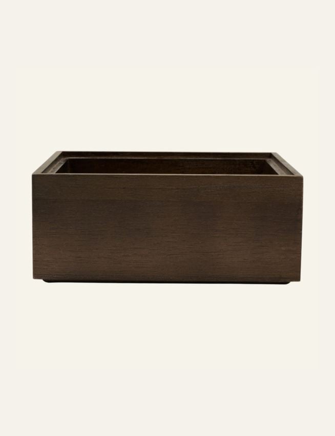 Stapelbare Aufbewahrungsbox Braun - 2