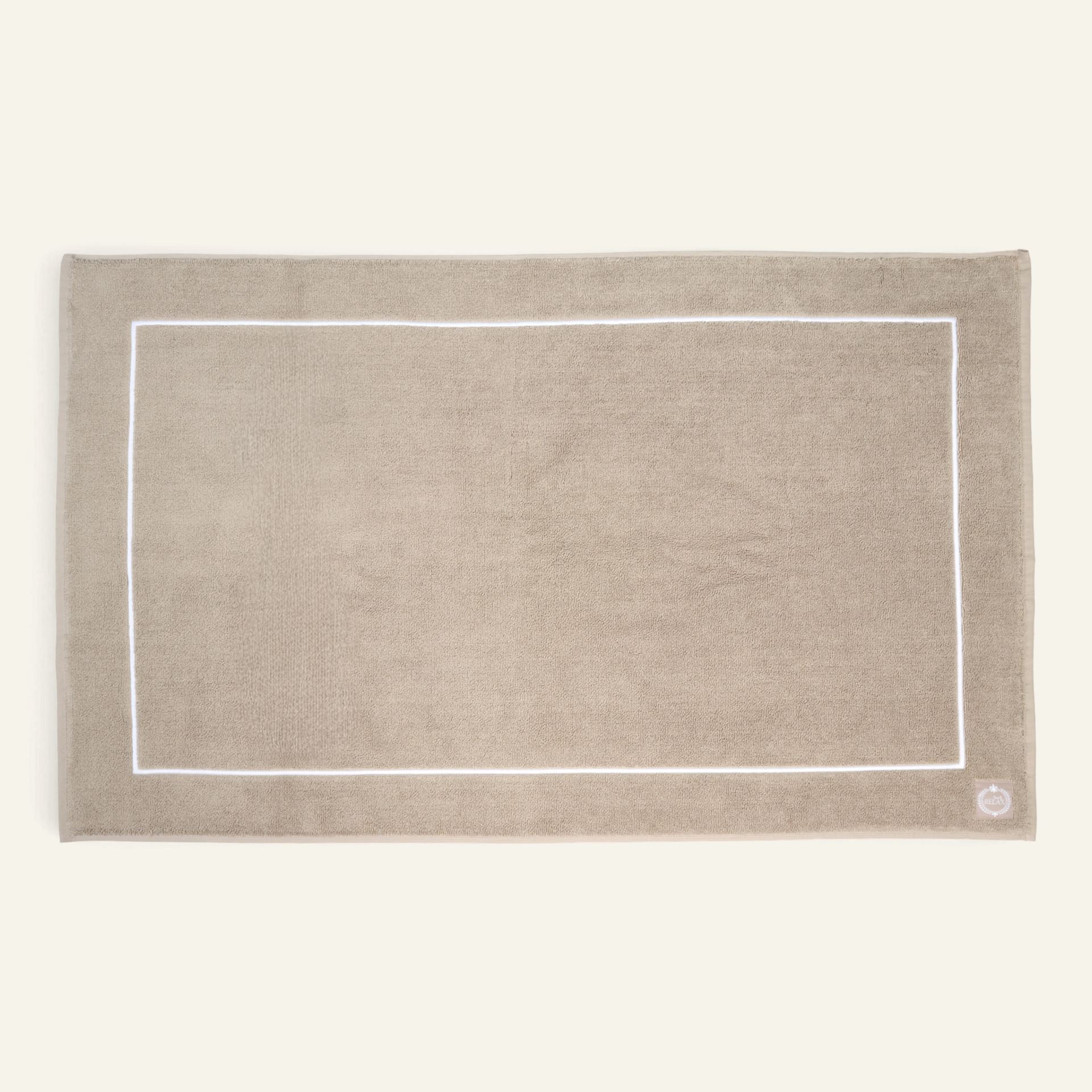 Badematte Beige - 60x100 cm Beige - 1