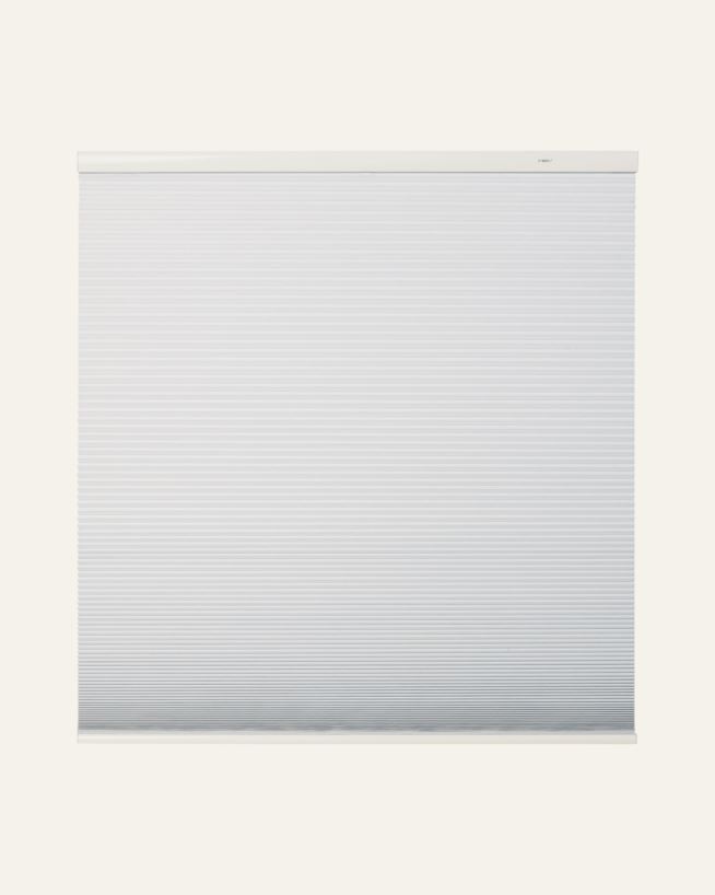 Verdunkelndes Doppelplissee Weiß - 150x160 cm Weiß - 1