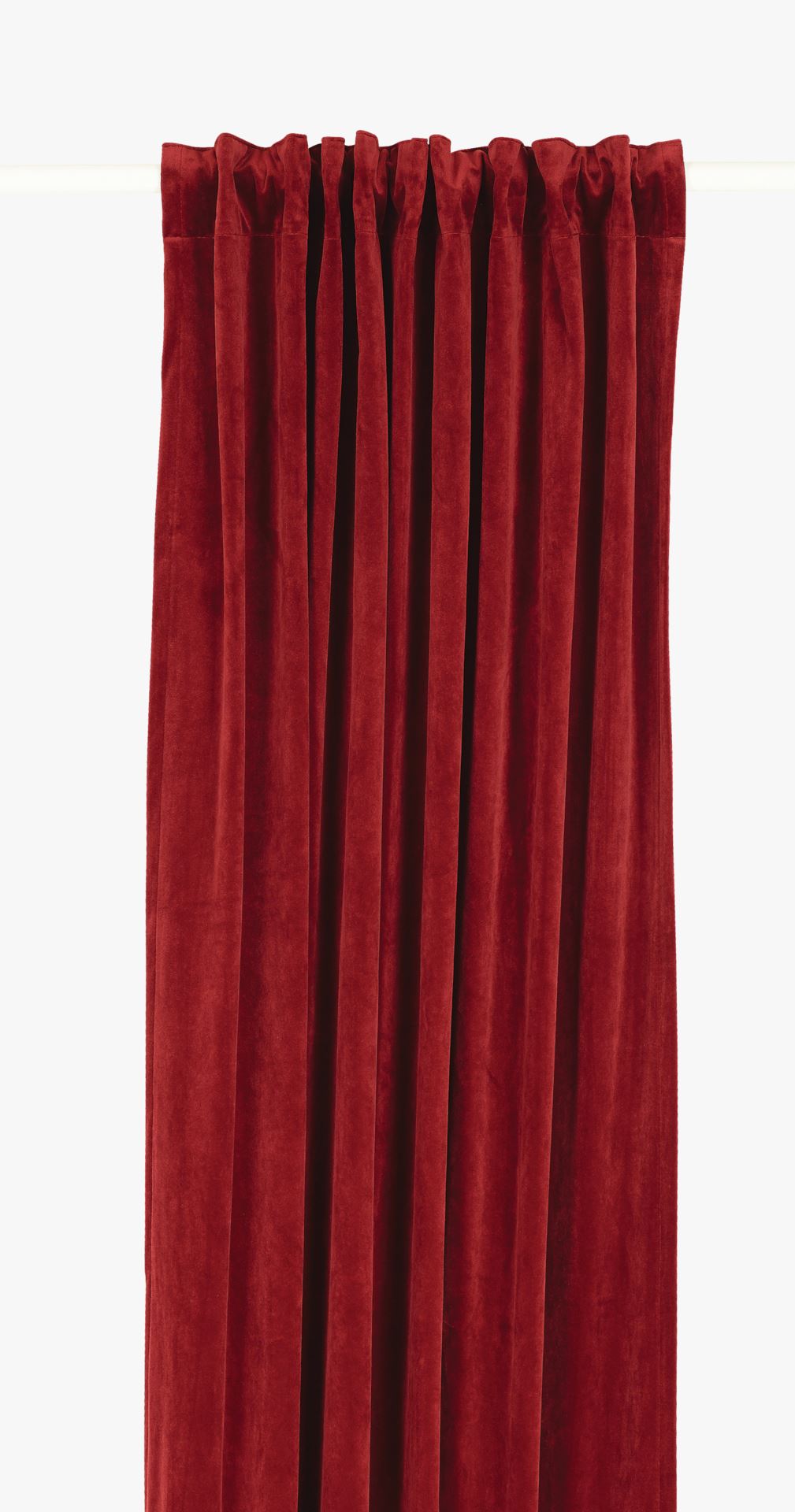 Vorhang Rot - 135x220 cm Rot - 1