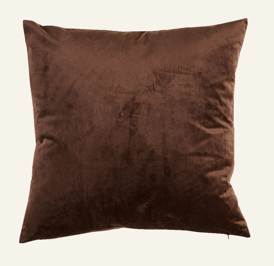Kissenbezug Walnuss - 50x50 cm Walnuss - 1