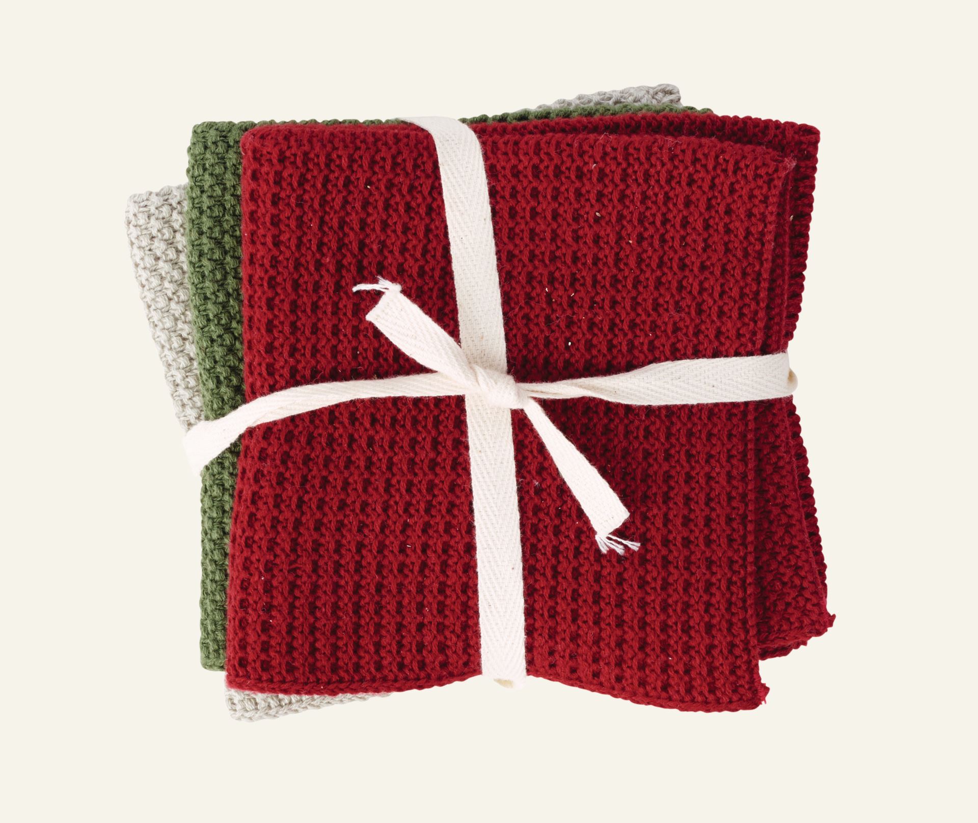 Waschlappen Multi/Rot - 26x26 cm Multi/Rot - 1