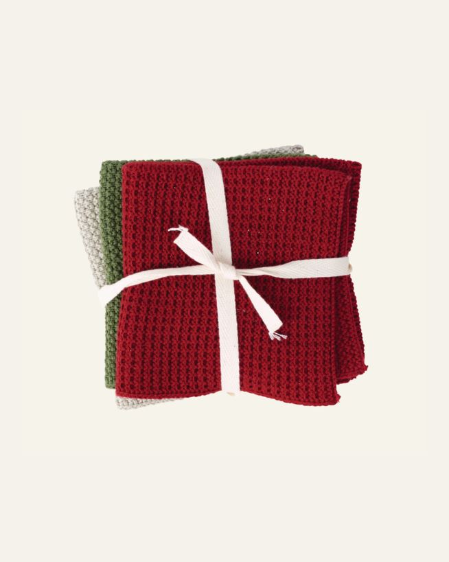 Waschlappen Multi/Rot - 26x26 cm Multi/Rot - 1