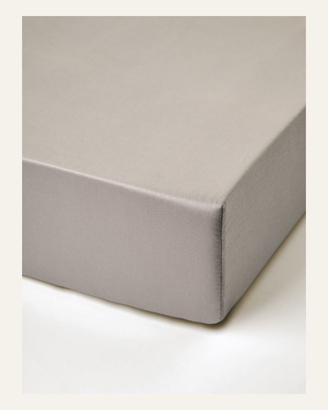 Spannbettlaken Grau - 90x200 cm Grau - 1