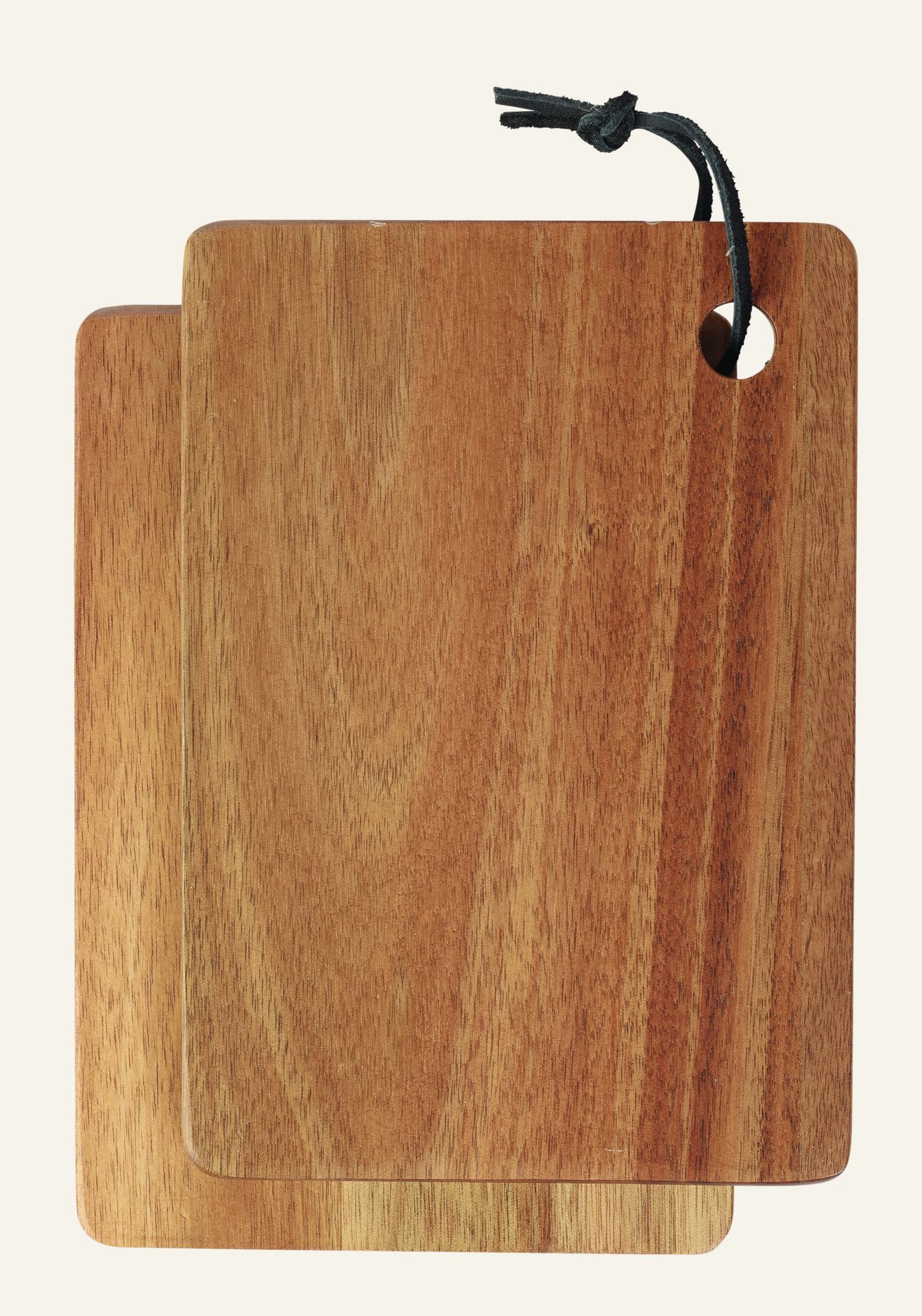 2-Teiliges Schneidebrett Natur - 20x14 cm Natur - 1