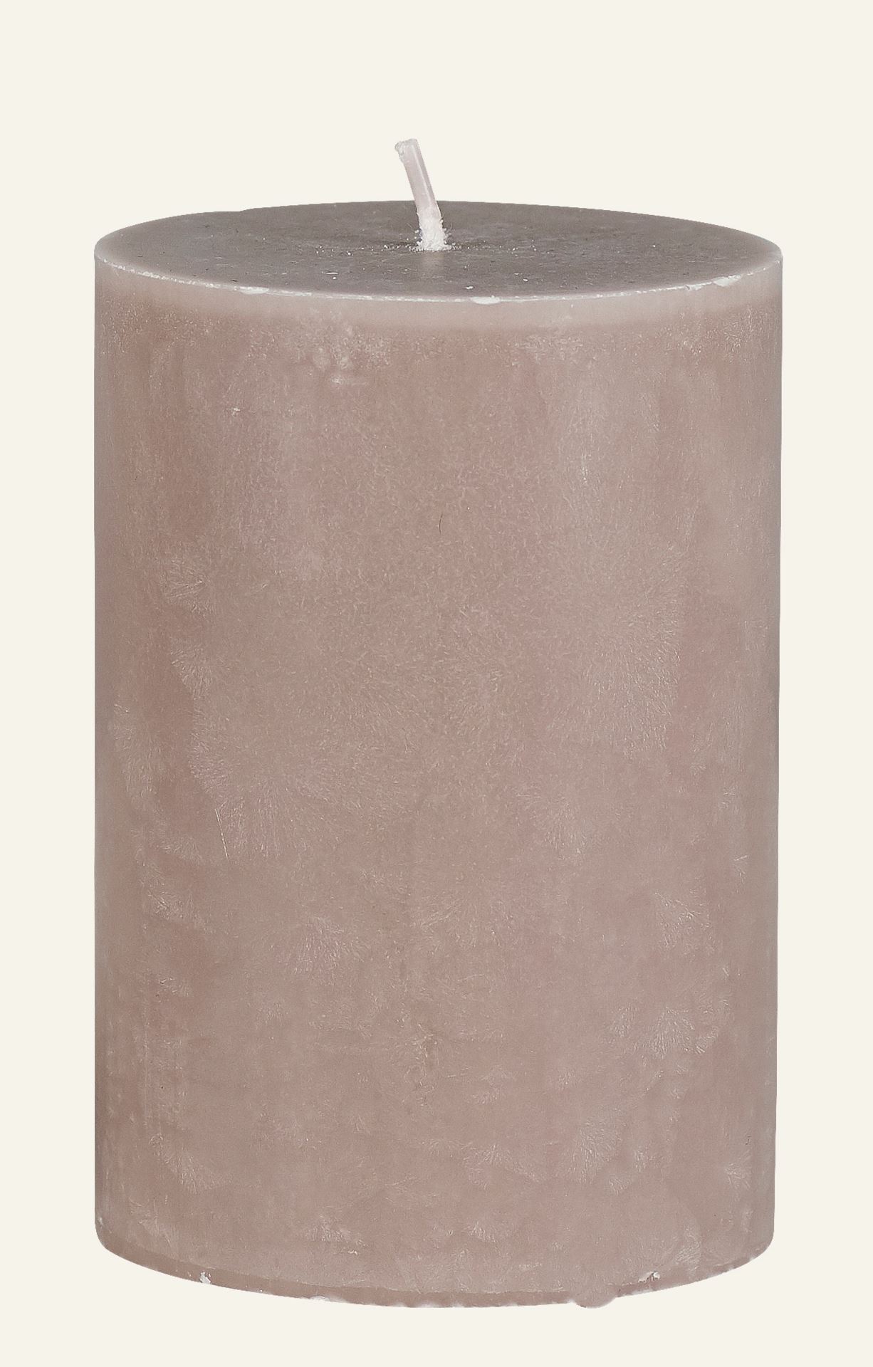 Stumpenkerze Beige - 2