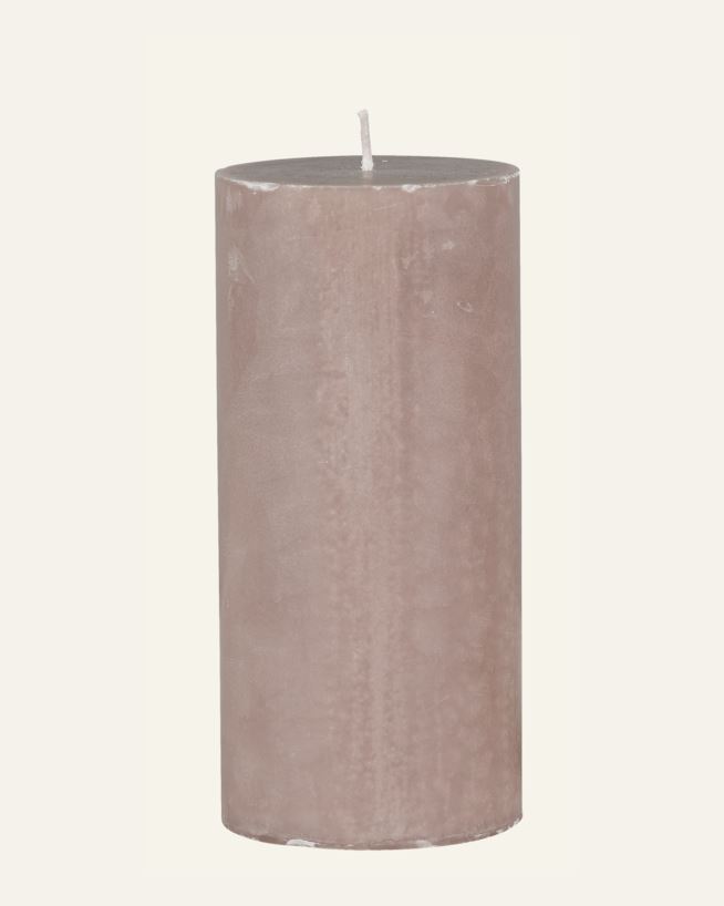 Stumpenkerze Beige - 7x10 cm Beige - 1