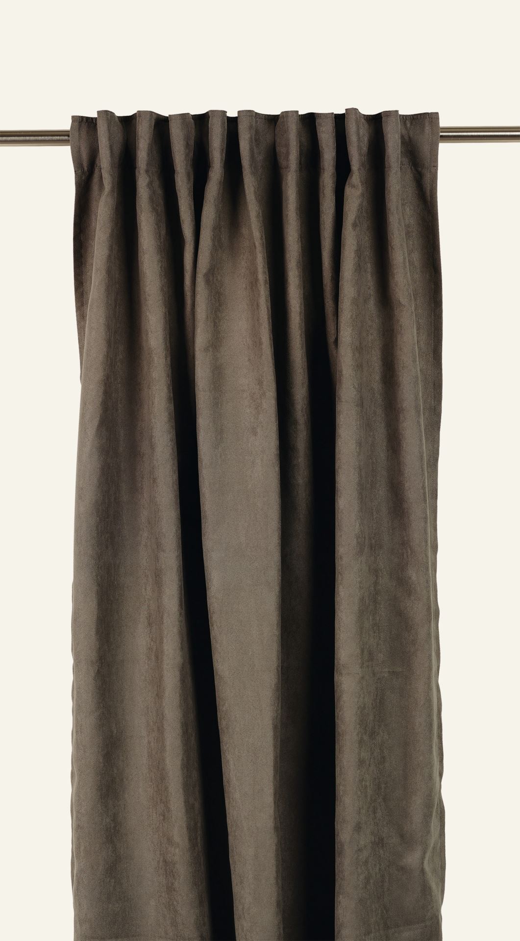 Vorhang Grau - 140x160 cm Grau - 1