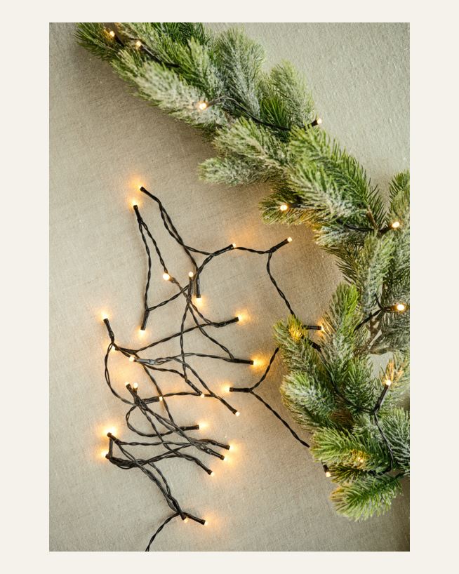 LED-Lichterkette Schwarz - 390 cm Schwarz - 1