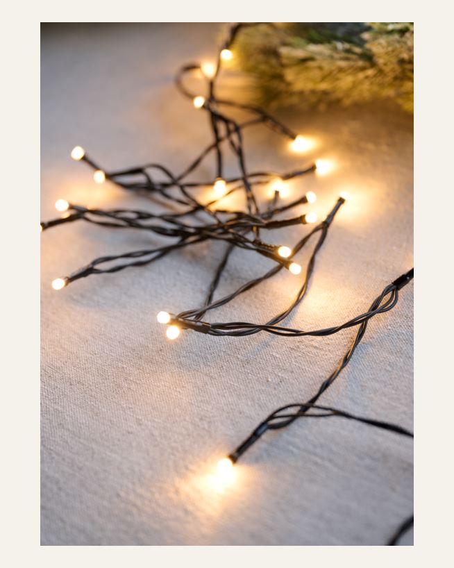LED-Lichterkette Schwarz - 6,9 m Schwarz - 1