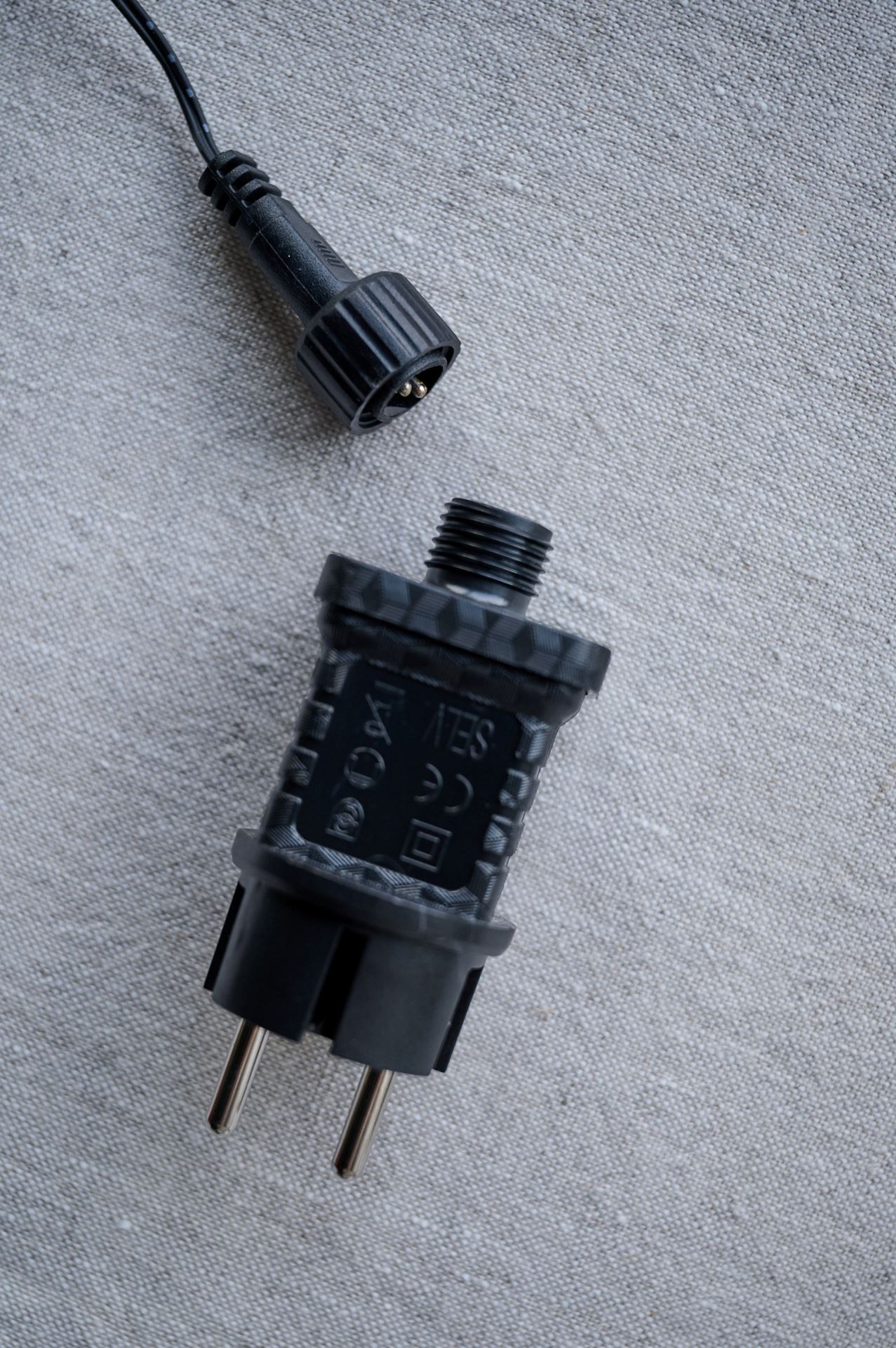LED-Lichterkette Schwarz - 2