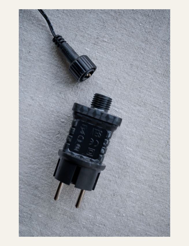 LED-Lichterkette Schwarz - 2