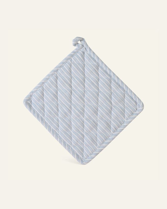 Topflappen Grau-blau - 22x22 cm Grau-blau - 1