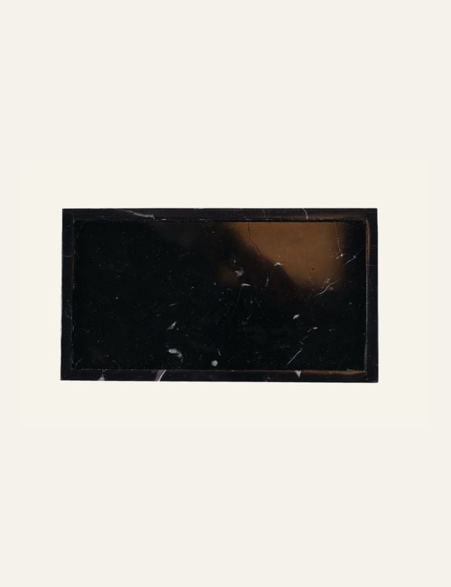 Marmorplatte Schwarz - 2