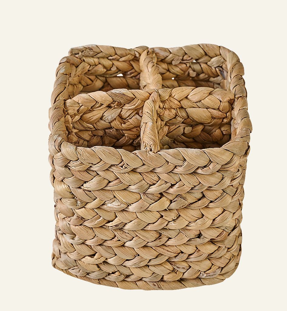 Besteckkorb Natur - 15x15x13 cm Natur - 1
