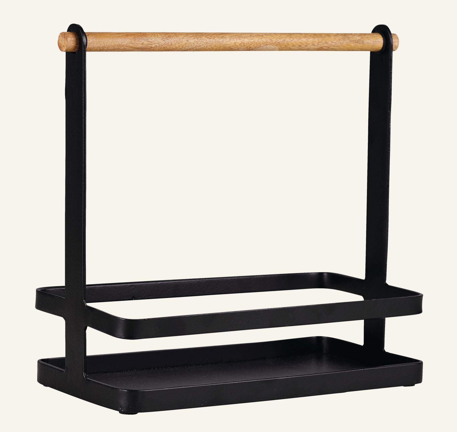 Behälter Schwarz - 25x25x12,5 cm Schwarz - 1