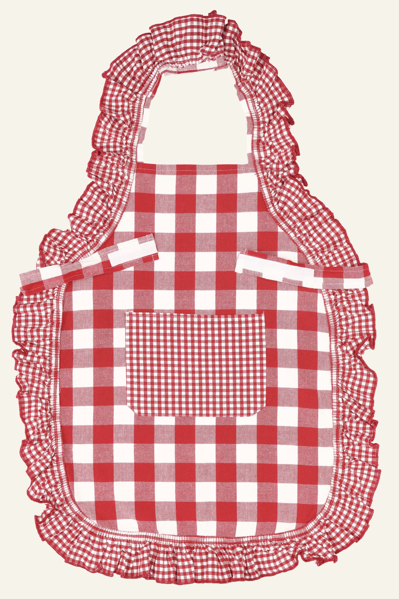 Schürze Rot - 53x65 cm Rot - 1