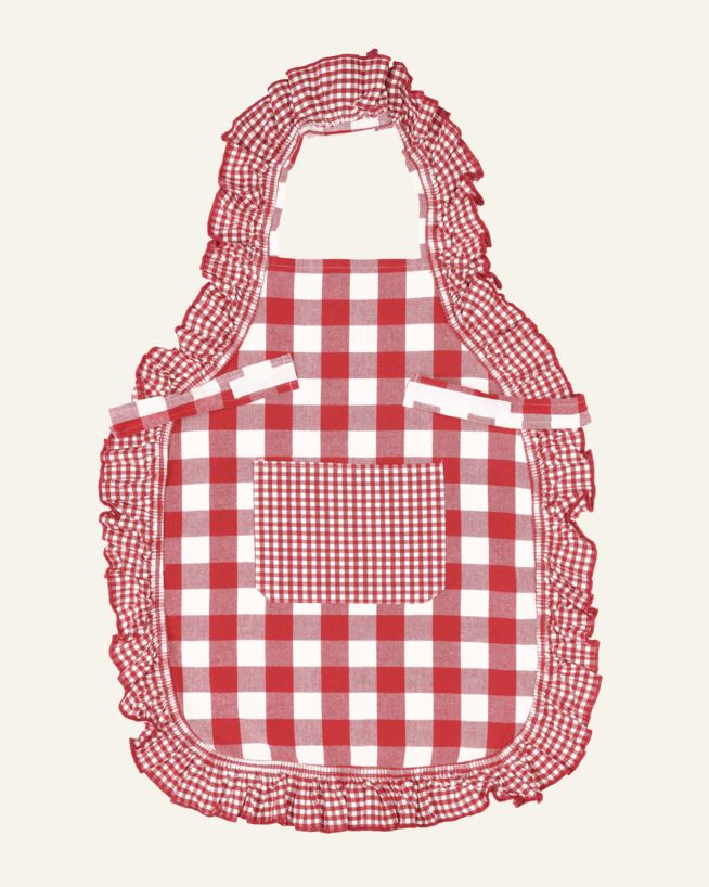 Schürze Rot - 53x65 cm Rot - 1