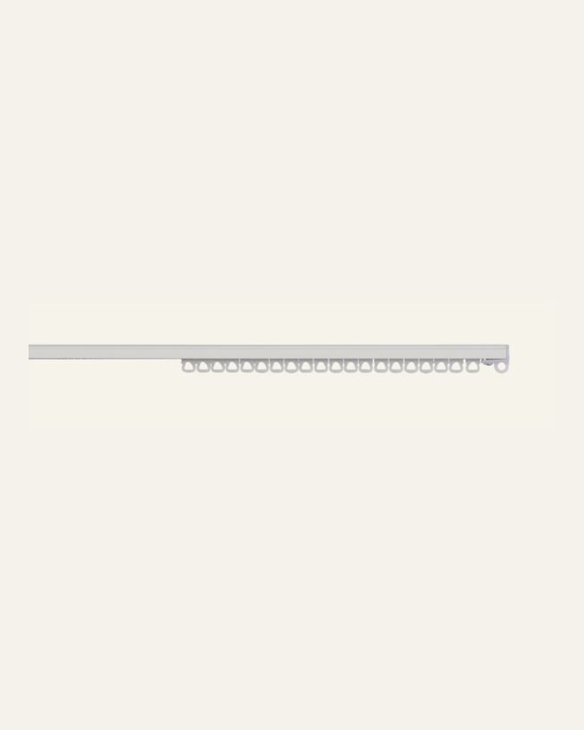Gardinenschiene 1-läufig Weiß - 150 cm Weiß - 1