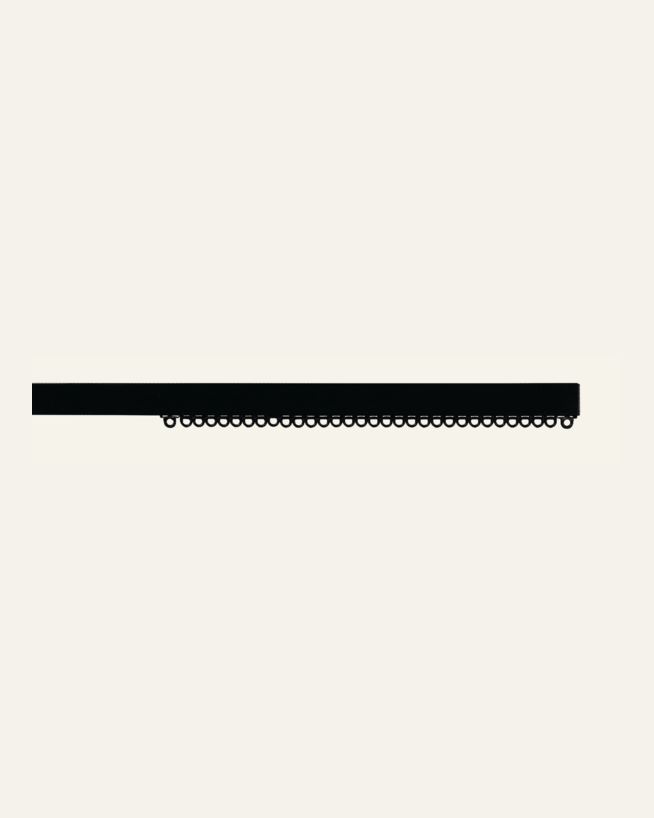 Vorhangschiene Schwarz - 200 cm Schwarz - 1