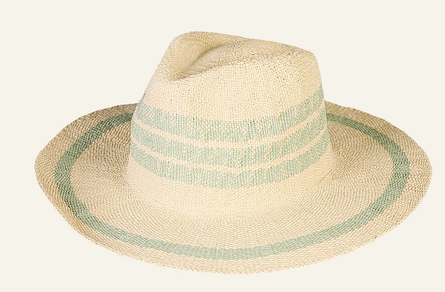 Strohhut Lindgrün - 57 cm Lindgrün - 1