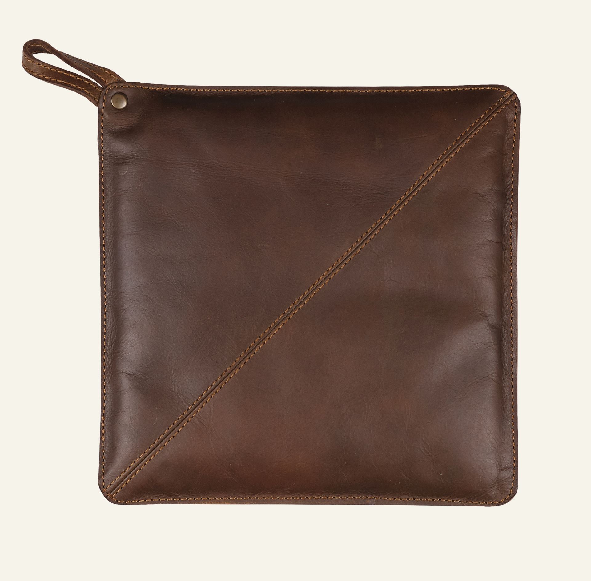 Topflappen Braun - 23x23 cm Braun - 1