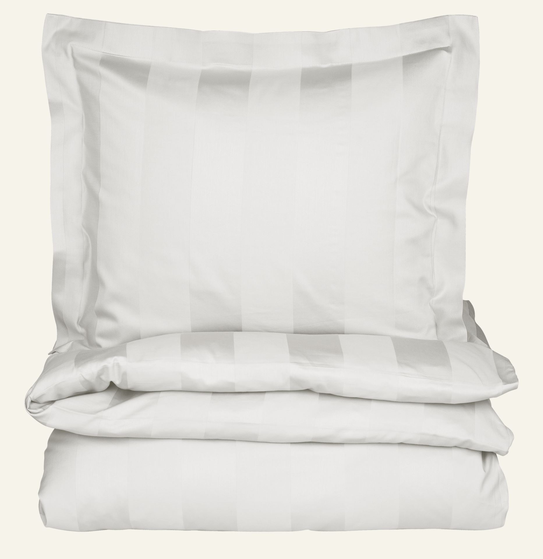 Satin-Bettwäsche Offwhite - 135x200+80x80 cm Offwhite - 1