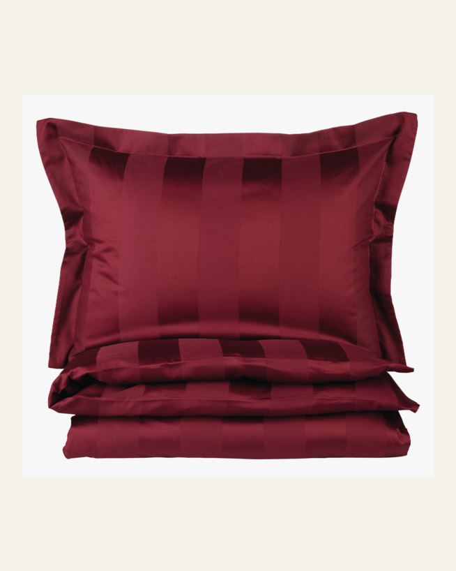 Satin-Bettwäsche Burgund - 150x210 cm Burgund - 1