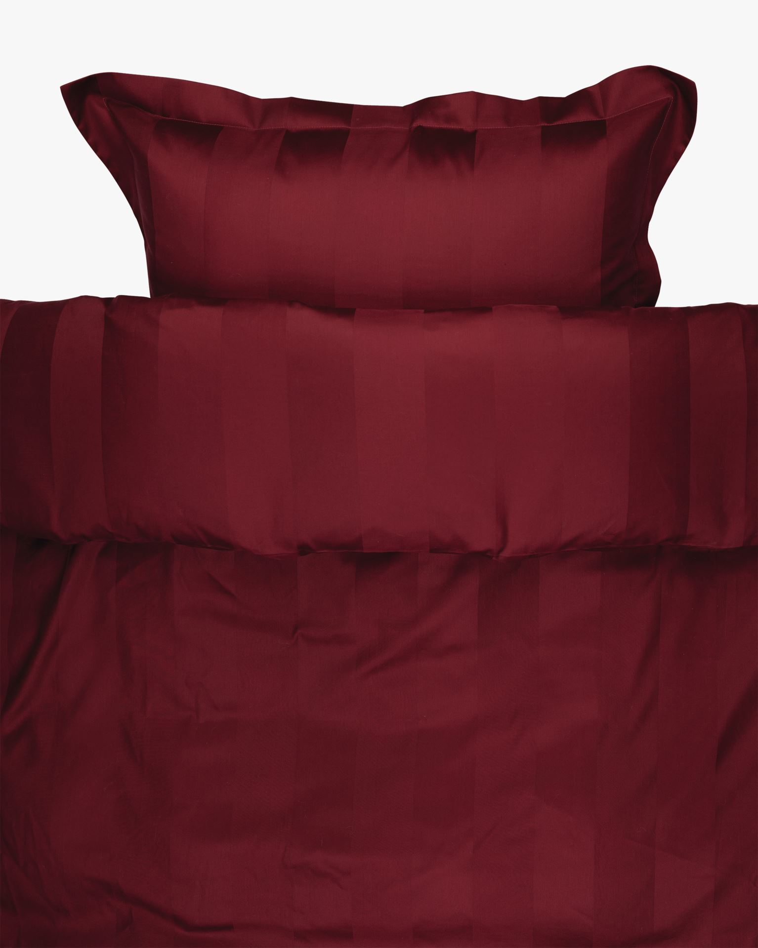 Satin-Bettwäsche Burgund - 2