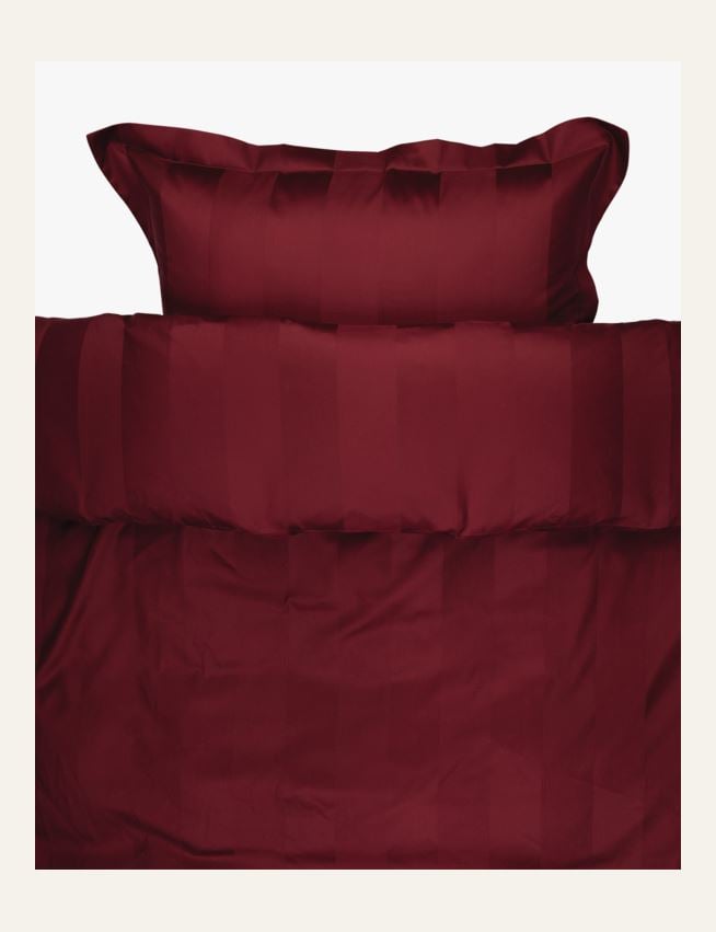 Satin-Bettwäsche Burgund - 2