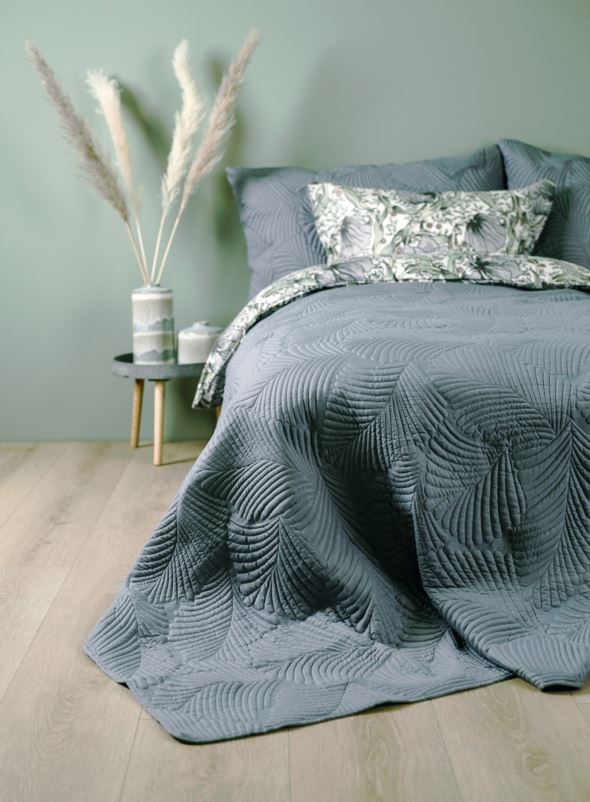 Tagesdecke Grau-blau - 2