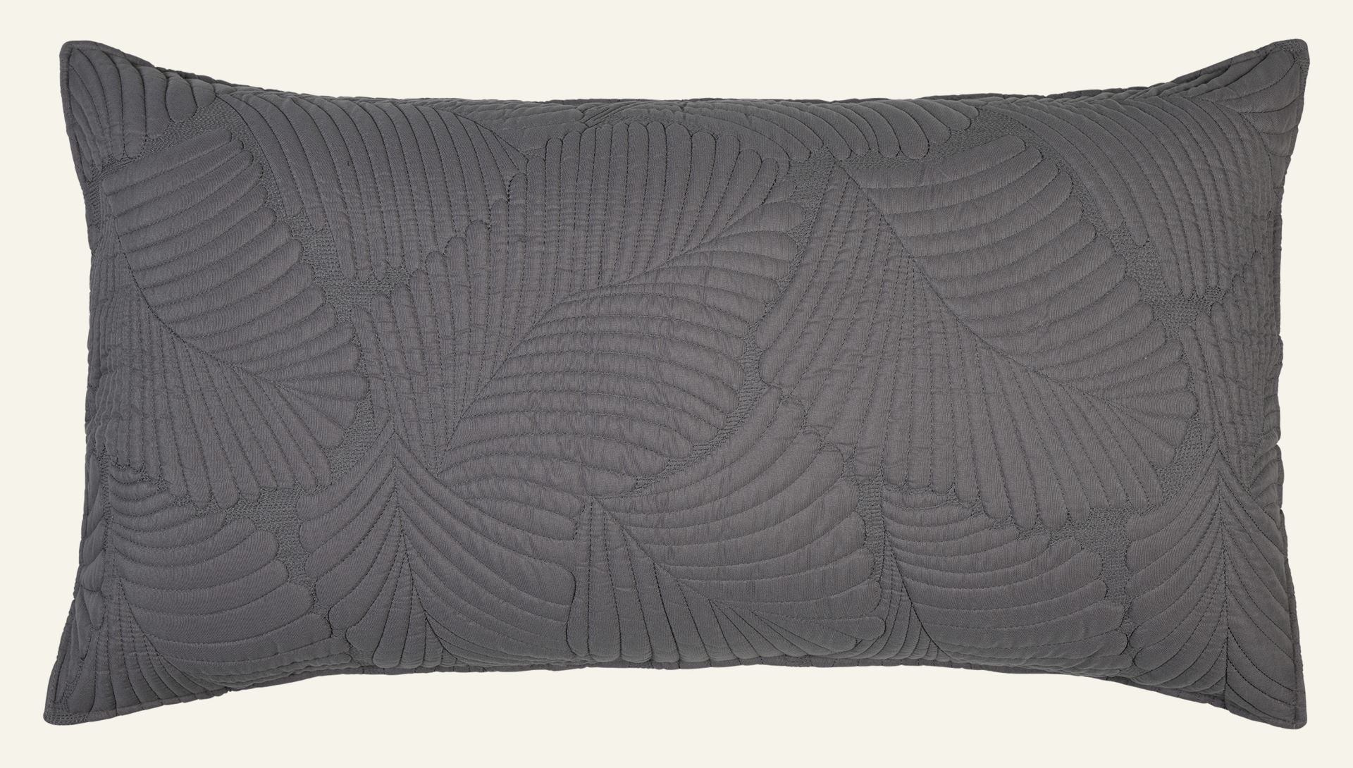 Kissenbezug Grau - 70x100 cm Grau - 1